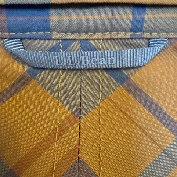 LL Bean Men’s Large Orange,Blue Cool Button Fishing Outdoor Performance Nylon - Picture 7 of 10